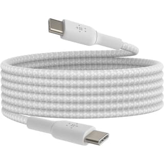 Belkin cable USB-C > USB-C charge/data, 2m, 60W, Type-C, BRAIDED, white - 6