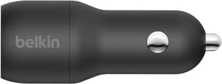 Belkin DUAL USB-A CAR CHARGER 12W X2, BLK