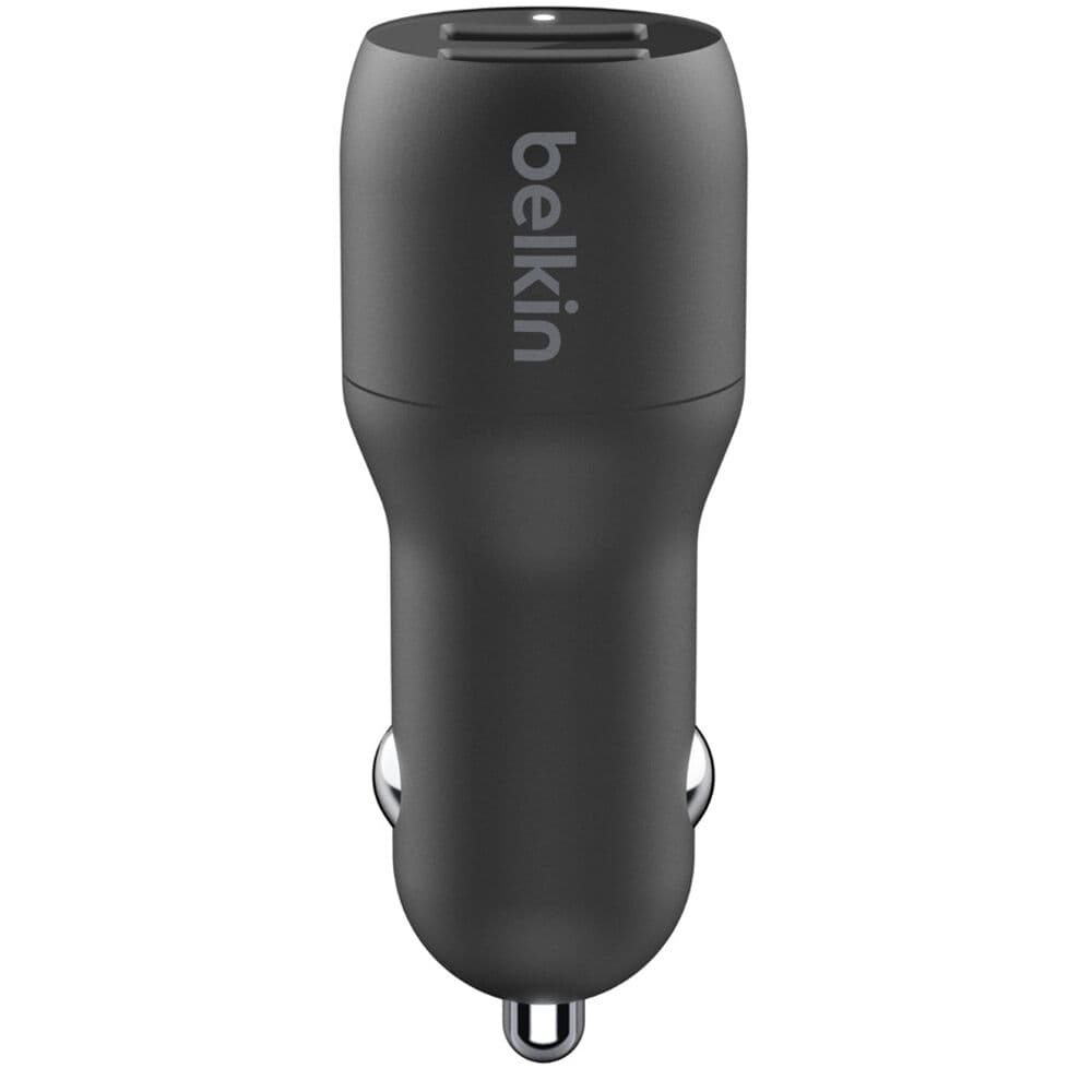 Belkin Car Charger 24W 2xUSB-A, cable USB-A > USB-C 1m, black - 4
