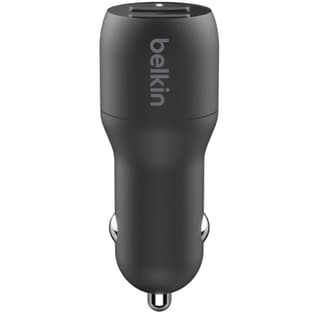 Belkin Car Charger 24W 2xUSB-A, cable USB-A > USB-C 1m, black - 4