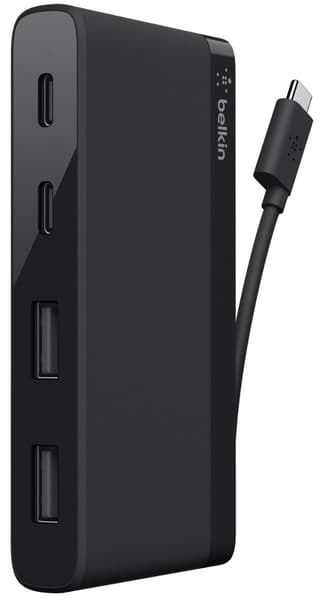 Belkin USB-C 4-PORT MINI HUB,3.0,BLK - 5
