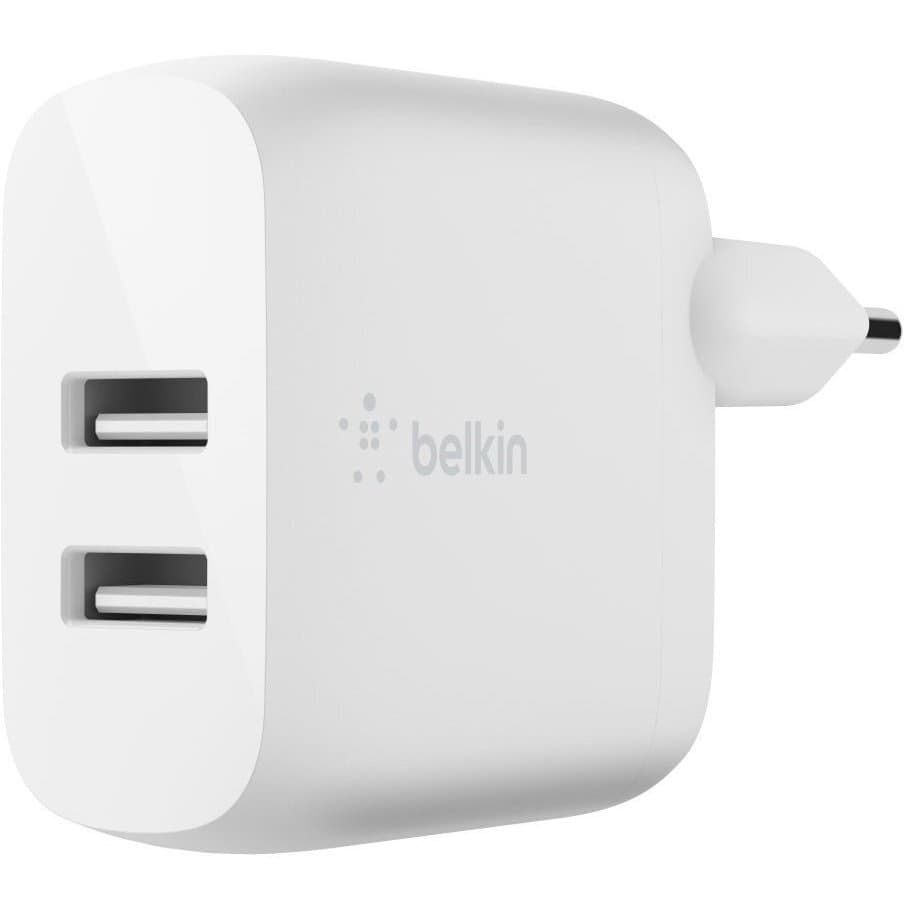 Belkin Wall Charger 24W USB-A, 1M PVC A-LTG, white - 4
