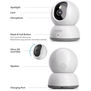 Blurams A31C Lumi, Indoor Security Camera, White — 4