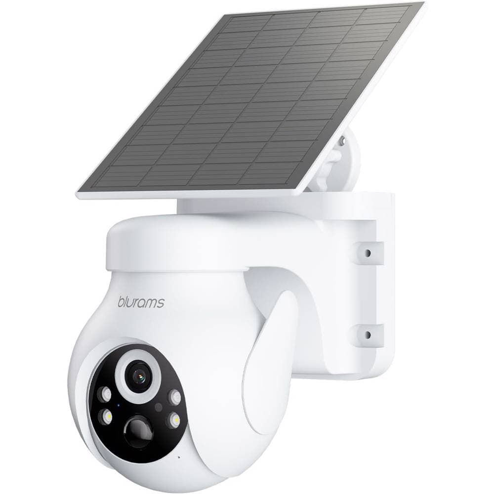 Blurams E20C, 3Mp, Solar Wireless 2K PTZ Security Camera, White