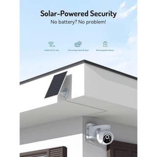 Blurams E20C, 3Mp, Solar Wireless 2K PTZ Security Camera, White — 4