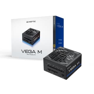 CHIEFTEC PSU Vega M (850W), >90%, 80+ Gold, 135mm FDB, 1xMB 24pin(20+4), 2xCPU 8pin(4+4), 3xMolex, 6xSATA, 4xPCIe 8pin(6+2), 1xPCIe GEN5 16pin, Fully Modular - 8