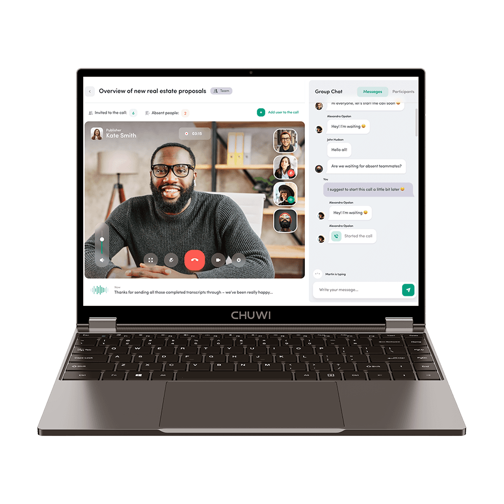 CHUWI FreeBook N150, 13.4", Intel N150, 16GB, 512GB SSD, Integrated, W11H, Grey