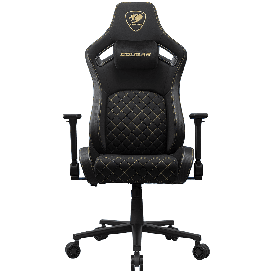 Cougar DEFENSOR Gold F Gaming chair, Black Gold