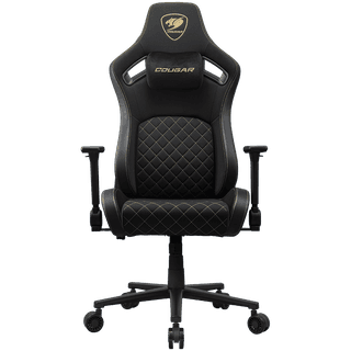 Cougar DEFENSOR Gold F Gaming chair, Black Gold