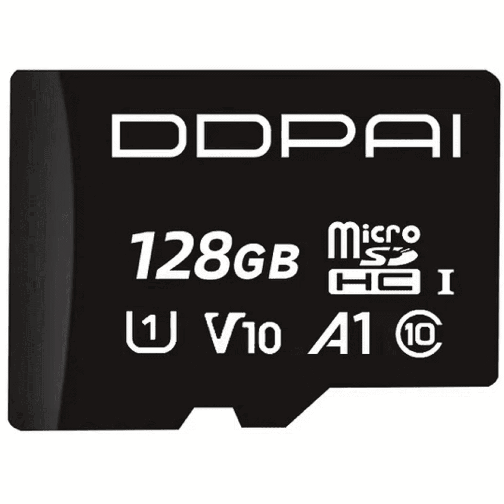 DDPAI 128GB, microSD, UHS-I C10, Black