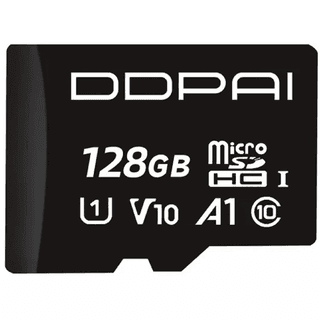 DDPAI 128GB, microSD, UHS-I C10, Black