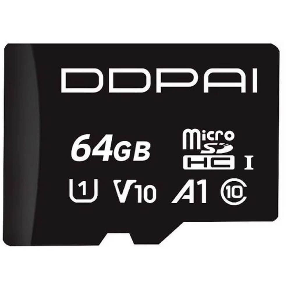 DDPAI 64GB, microSD, UHS-I, C10, Black
