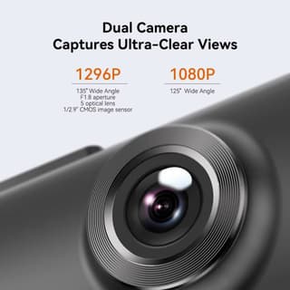 DDPAI N1 Dual 1296P FHD Dash Cam 135°, WIFI Front and Rear Cam, Car Video Recorder, Black — 6