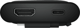 Dell DA225 4-in-1 USB-C Travel Hub Black