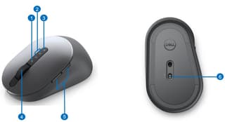 Dell MS5320W Multi-Device Wireless Mouse Titan Gray