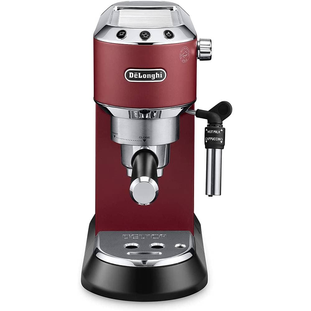 DeLonghi EC685.R Dedica Style, 1300W, 1.1L, Coffee Machine, Red