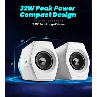 EDIFIER G2000, 16W, Bluetooth, USB, AUX, Gaming Speaker, White — 6