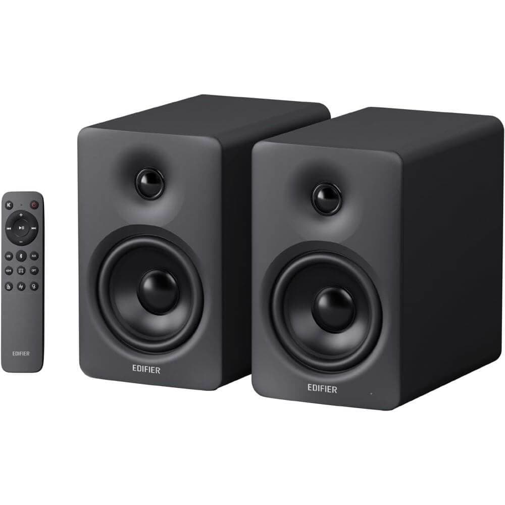 EDIFIER M90, 100W, HDMI eARC, Optical, Type-C, AUX, Bluetooth, Compact Active Speaker, Black