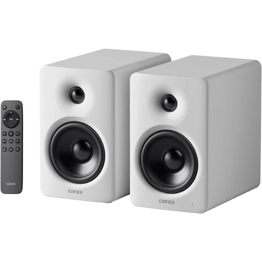 EDIFIER M90, 100W, HDMI eARC, Optical, Type-C, AUX, Bluetooth, Compact Active Speaker, White