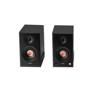 EDIFIER MR5, 110W, XLR, 6.35 mm TRS, RCA, AUX, Tri-amped Powered Studio Monitor Speakers, Black — 2