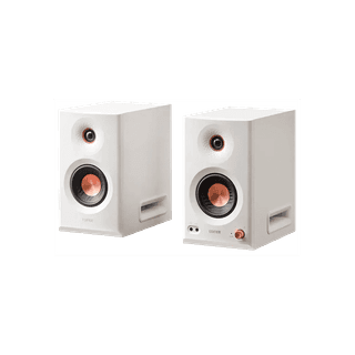 EDIFIER MR5, 110W, XLR, 6.35 mm TRS, RCA, AUX, Tri-amped Powered Studio Monitor Speakers, White