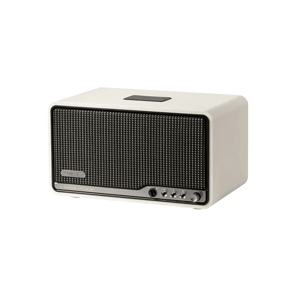 EDIFIER S300, 80W, Bluetooth, Wi-Fi (Apple AirPlay), USB-C, AUX, Tabletop Speaker, Ivory