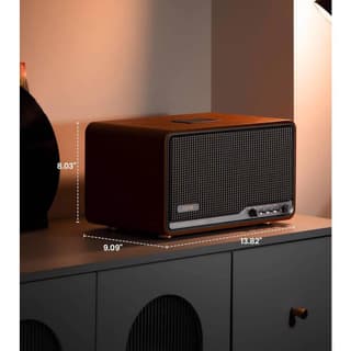 EDIFIER S300 80W, Bluetooth, WiFi (Apple AirPlay), Type-C, AUX, Hi-Fi Tabletop Speaker, Hi-Res Audio LDAC Brown — 5