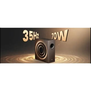 EDIFIER T5s, 70W, RCA, Powered Subwoofer, Brown — 6