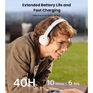 EDIFIER WH500WH, Headset, Wireless, Bluetooth, White — 6