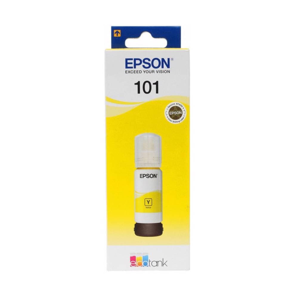 EPSON 101 Yellow Ink Bottle 70ml L4160/L6190 C13T03V44A