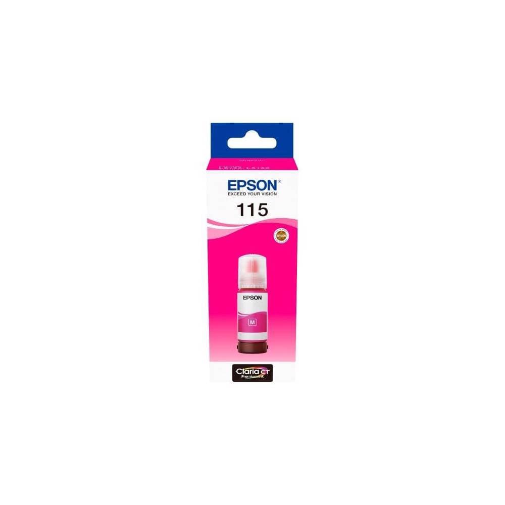 EPSON EcoTank 115 Magenta Ink Bottle L8160/L8180 C13T07D34A