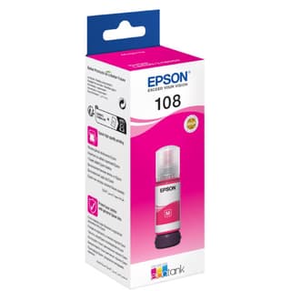 EPSON კარტრიჯის მელანი 108 ECOTANK MAGENTA INK BOTTLE C13T09C34A — 2