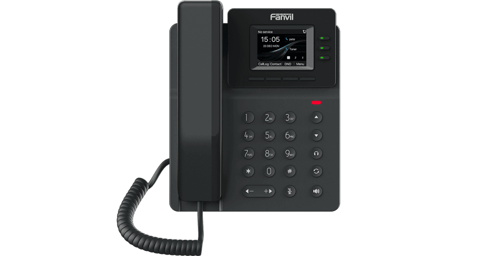 Fanvil IP Phone - 4 SIP lines, HD audio - V60P (with power supply)