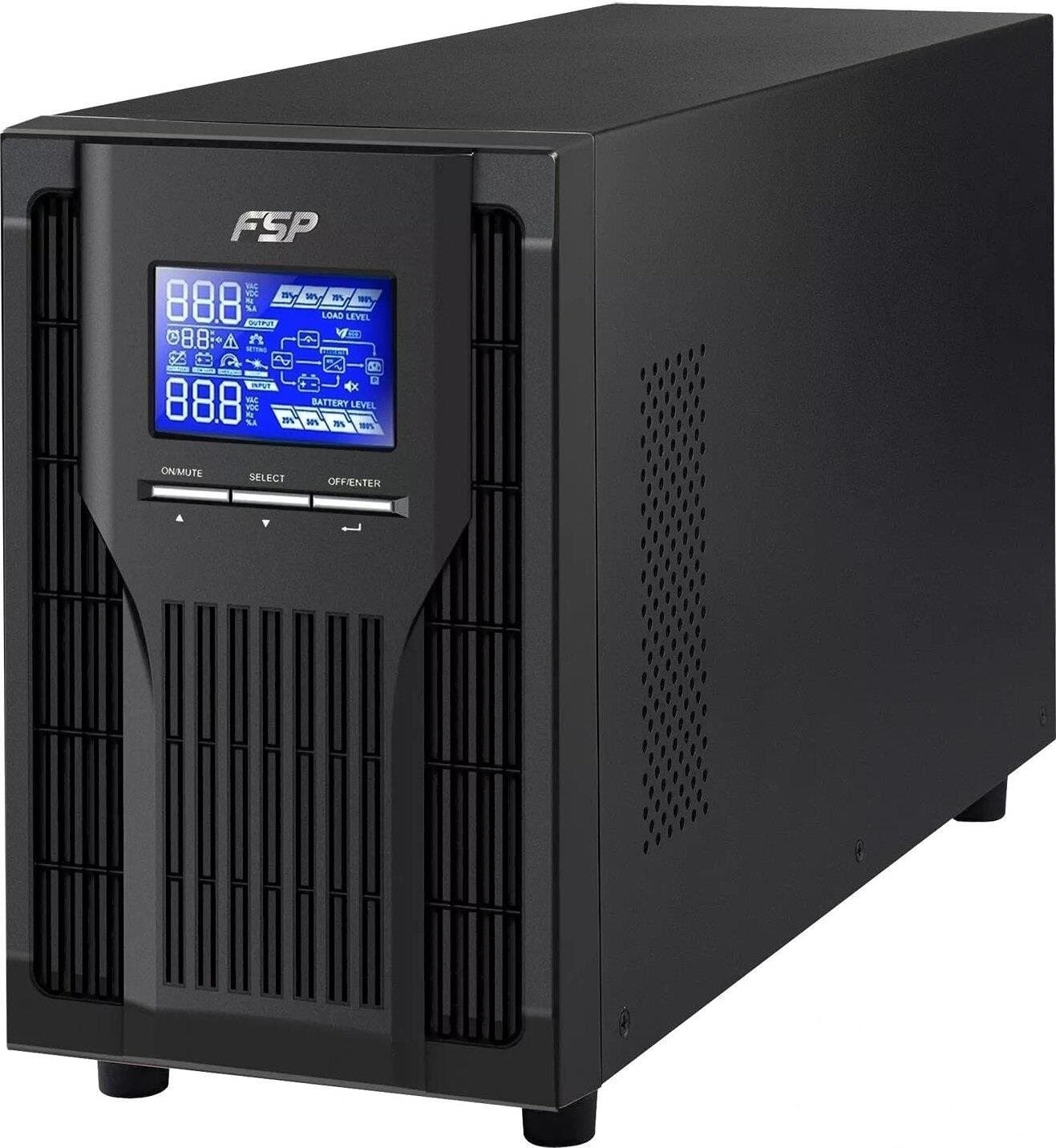 FSP UPS Champ 2K, 2000VA/1800W, LCD, USB, 3xSchuko