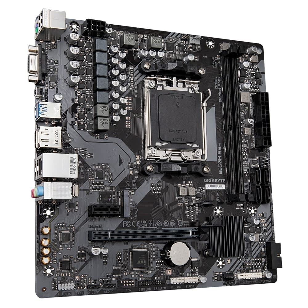 Gigabyte Motherboard B650M S2H sAM5 B650 2xDDR5 M.2 HDMI DP mATX - 2