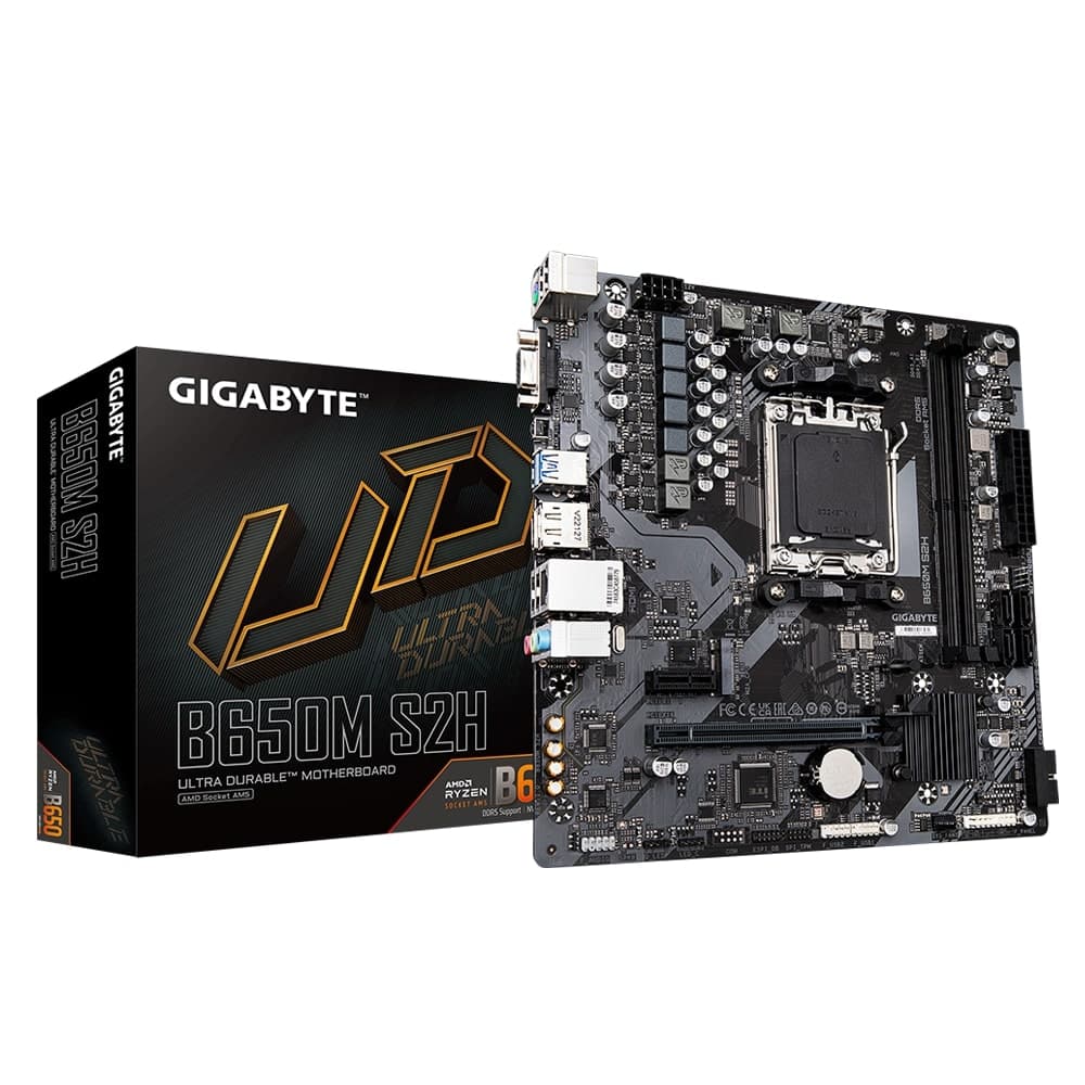 Gigabyte Motherboard B650M S2H sAM5 B650 2xDDR5 M.2 HDMI DP mATX - 5