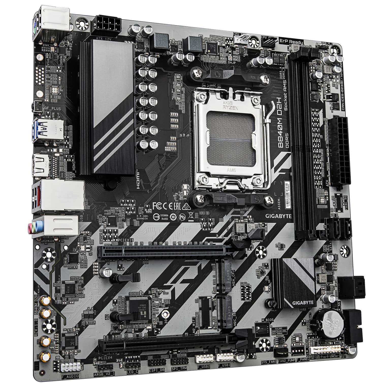 Gigabyte B840M D2H sAM5 B840 2xDDR5 M.2 HDMI mATX - 3