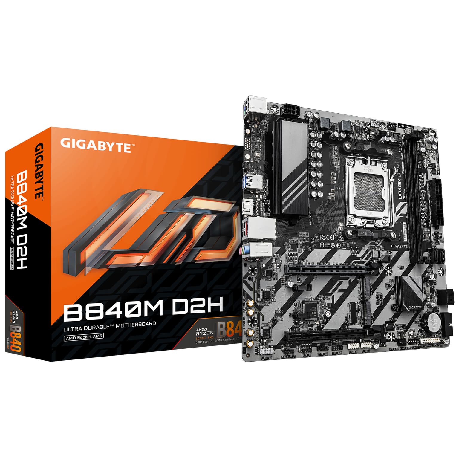 Gigabyte B840M D2H sAM5 B840 2xDDR5 M.2 HDMI mATX - 5
