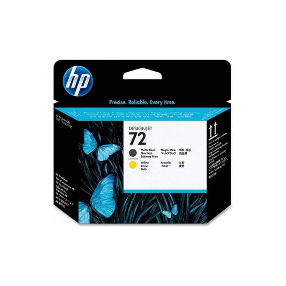 HP 72 Matte Black & Yellow Printhead