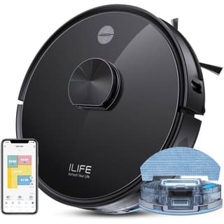 ILIFE A20, 4000Pa Laser Navigation Robotic Vacuum & Mop With APP Control, Black