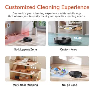 ILIFE A20, 4000Pa Laser Navigation Robotic Vacuum & Mop With APP Control, Black — 3