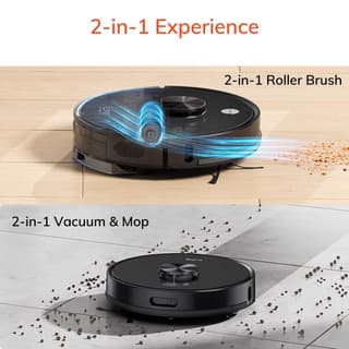 ILIFE A20, 4000Pa Laser Navigation Robotic Vacuum & Mop With APP Control, Black — 4