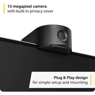 Jabra 8300-119 PanaCast 20, 4K Ultra-HD, USB-C, Conference Camera, Black — 3