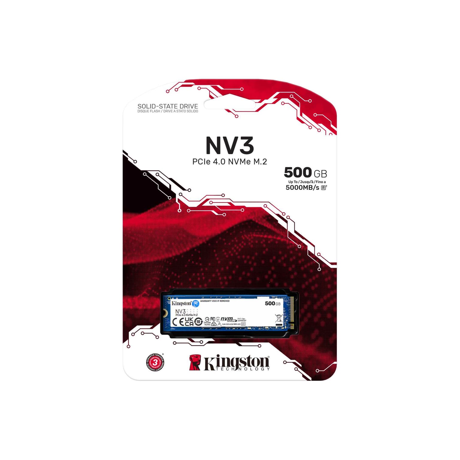 Kingston M.2 500GB PCIe 4.0 NV3