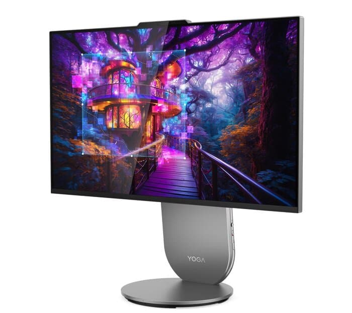 Lenovo Yoga AIO 27IAH10 27" F0J2003URU - Luna Grey