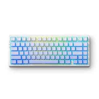 keyboard MCHOSE G75 Pro, Matcha Latte, USB-A/WL/BT, RGB, Glacier Gradient - 3