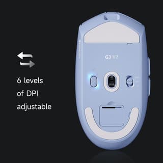 Mouse MCHOSE G3 V2, USB-A/WL/BT, white - 8