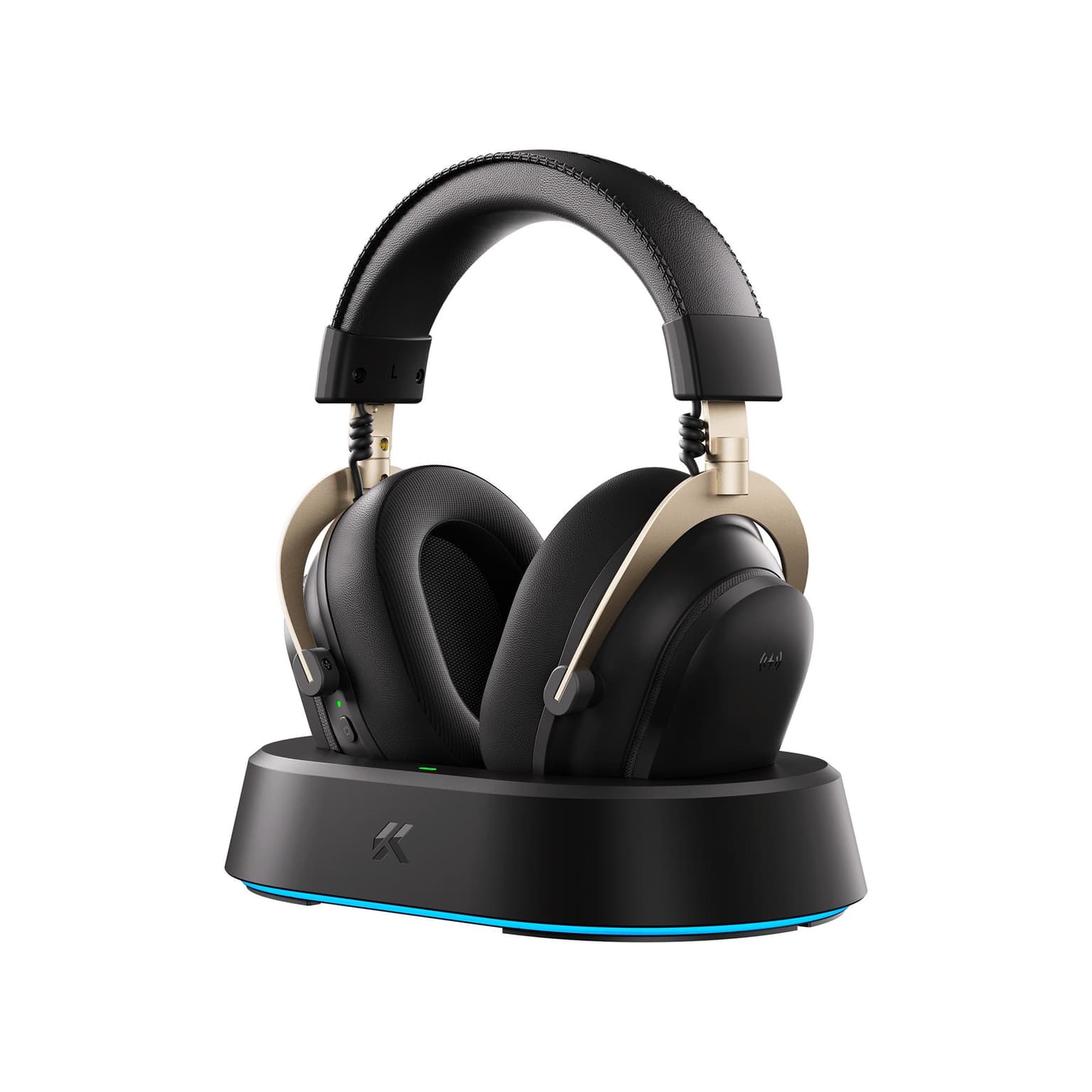 Headset MCHOSE V9Turbo, USB-A/WL/BT, Black Gold