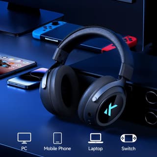 Headset MCHOSE V9 Pro, USB-A/WL/BT, Steel Black - 6