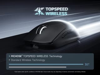 Mouse MCHOSE A5 V3 Ultra, USB-A/WL/BT, 8k, black - 2